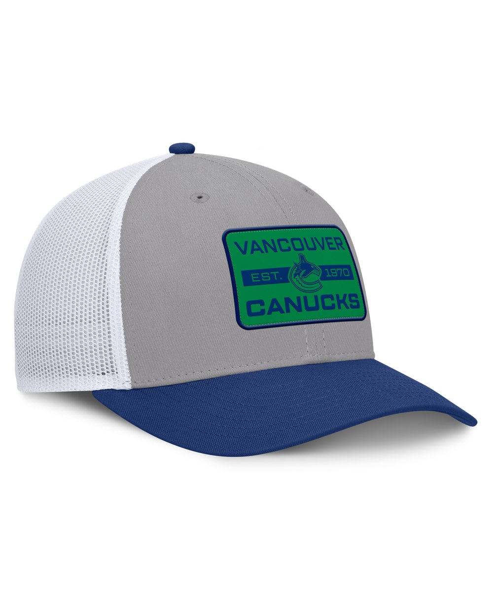 Fanatics Vancouver Canucks Fundamental Adapt Trucker Adjustable Hat
