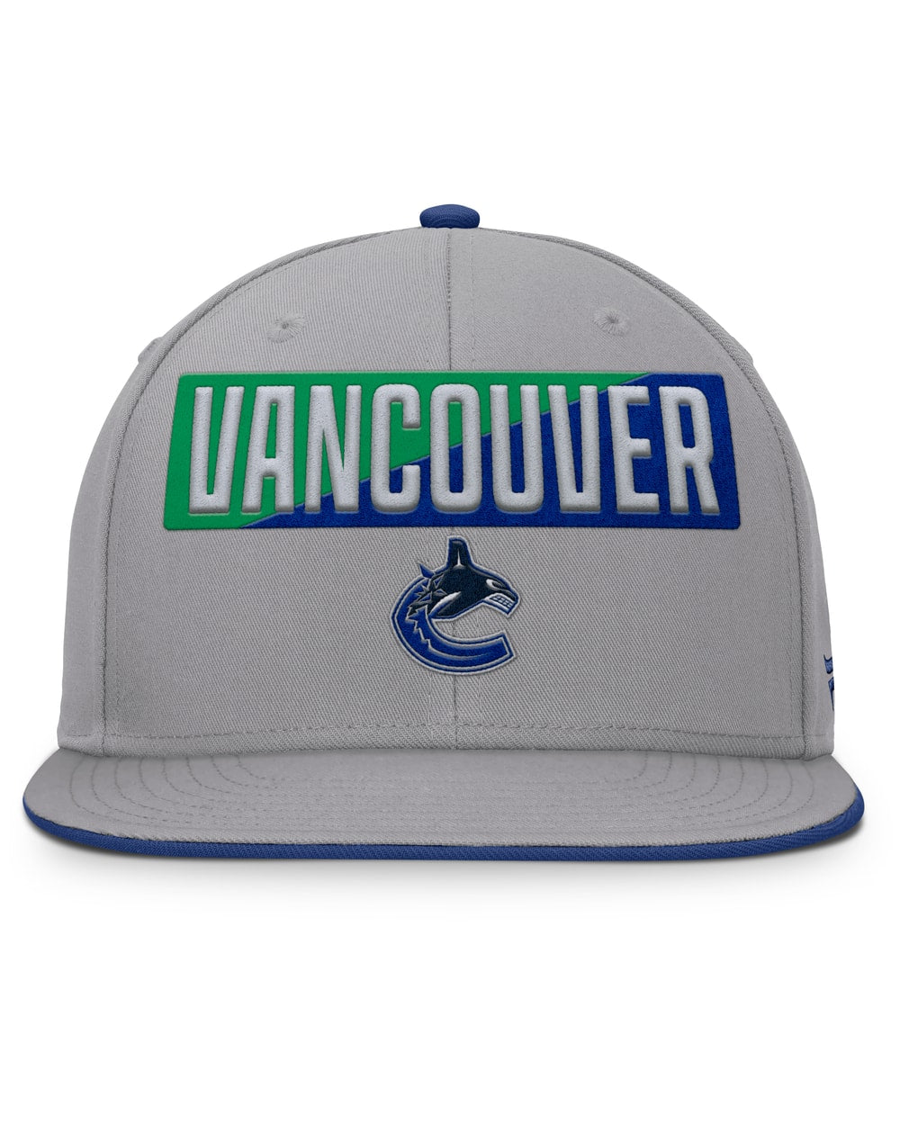 Fanatics Vancouver Canucks Fundamentals Duo Split Logo Snapback Hat