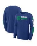 Fanatics Vancouver Canucks Goal Crease Long Sleeve Shirt