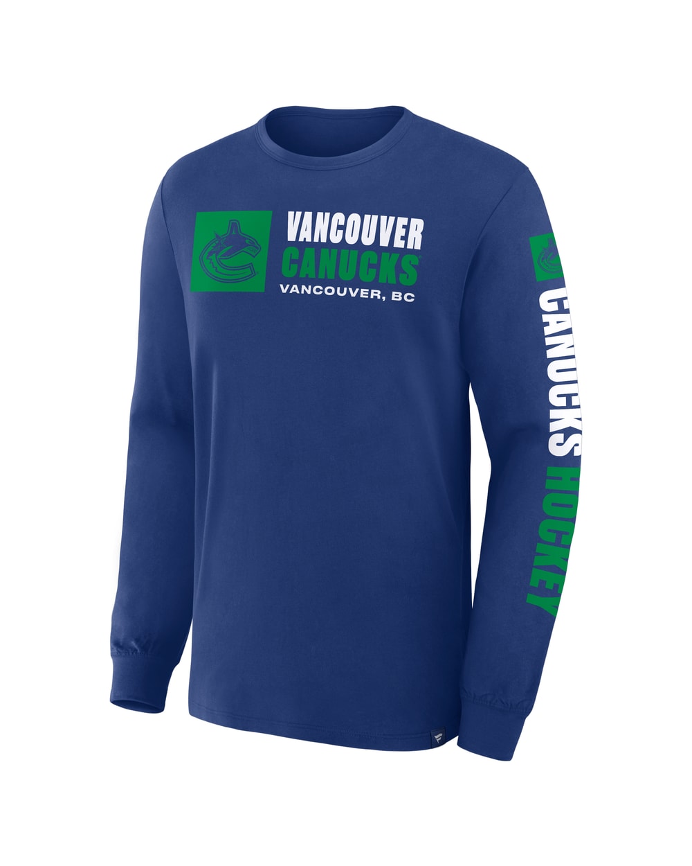 Fanatics Vancouver Canucks Goal Crease Long Sleeve Shirt