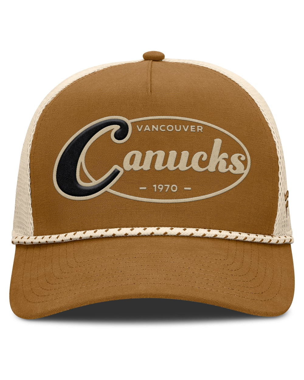 Fanatics Vancouver Canucks Heritage Fetch A-Frame Trucker Adjustable Hat, photo 2