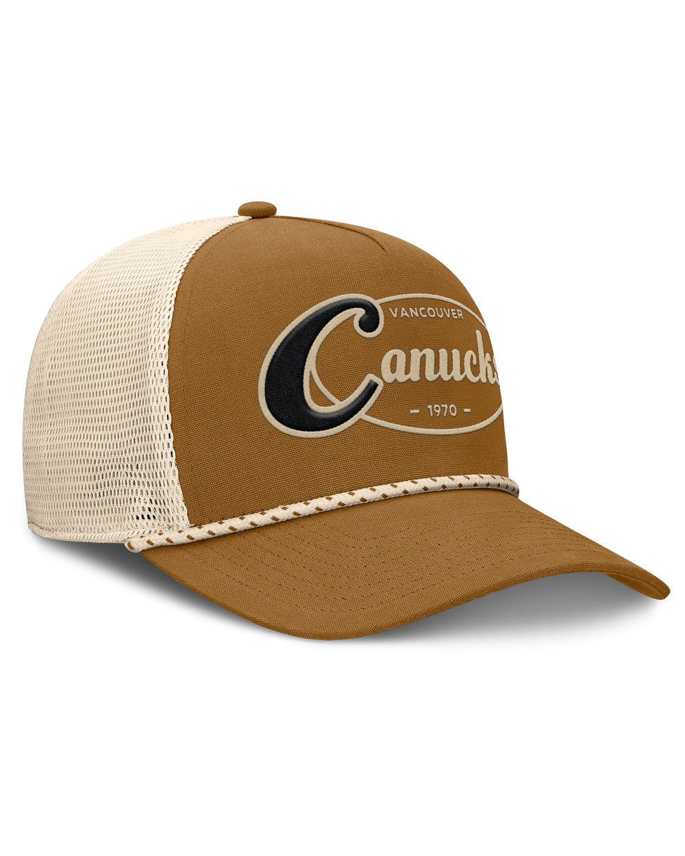 Fanatics Vancouver Canucks Heritage Fetch A-Frame Trucker Adjustable Hat, photo 3
