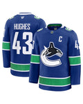 Fanatics Vancouver Canucks Home Premium Jersey - Quinn Hughes