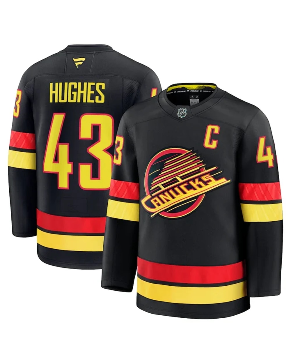 Fanatics Vancouver Canucks Alternate Premium Jersey - Quinn Hughes