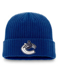 Fanatics Vancouver Canucks Primary Logo Cuffed Knit Beanie