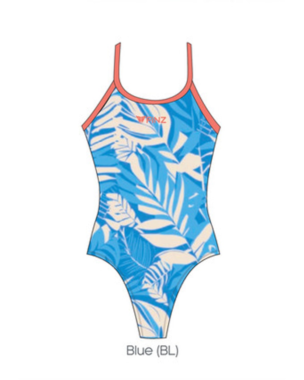 Finz Women's Summer Palms One-piece Swimsuit