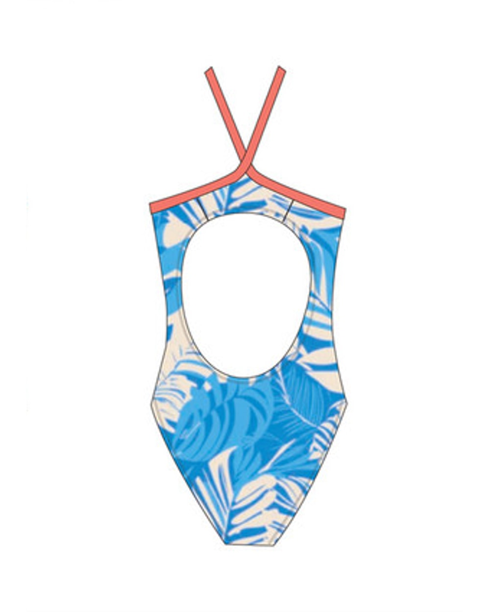 Finz Women's Summer Palms One-piece Swimsuit