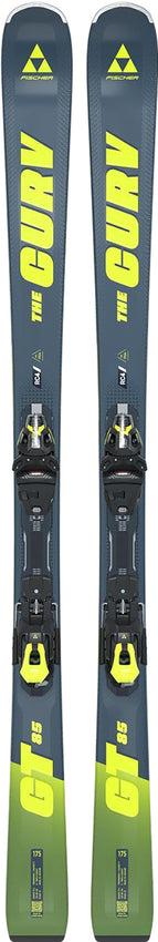 Fischer Curv GT 85 Multiflex Skis with RSW 12 GW Powerrail Ski Bindings