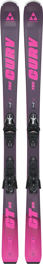 Fischer Curv GT 80 Twin Powerrail Skis with RSW 11 GW Powerrail Ski Bindings