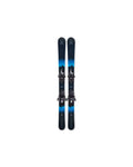 Fischer Junior Nightstick Skis with FS7 Bindings - Navy and Blue, top view