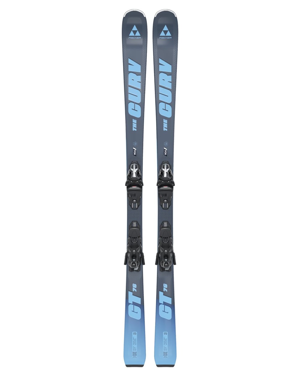 Fischer The Curv GT 76 Skis + RSW 10 GripWalk Bindings
