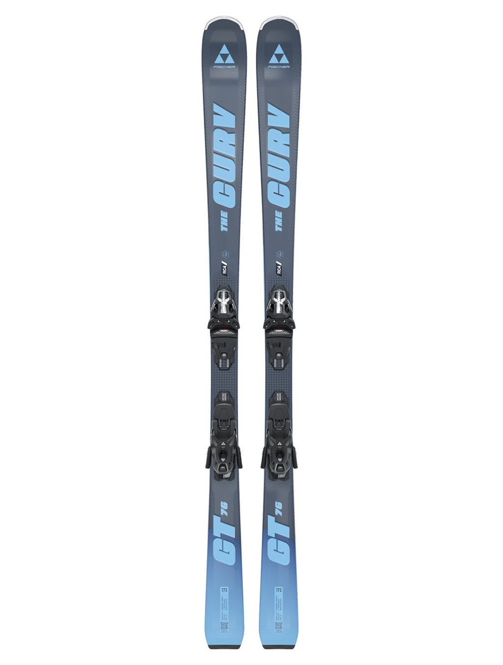 Fischer The Curv GT 76 Skis + RSW 10 GripWalk Bindings