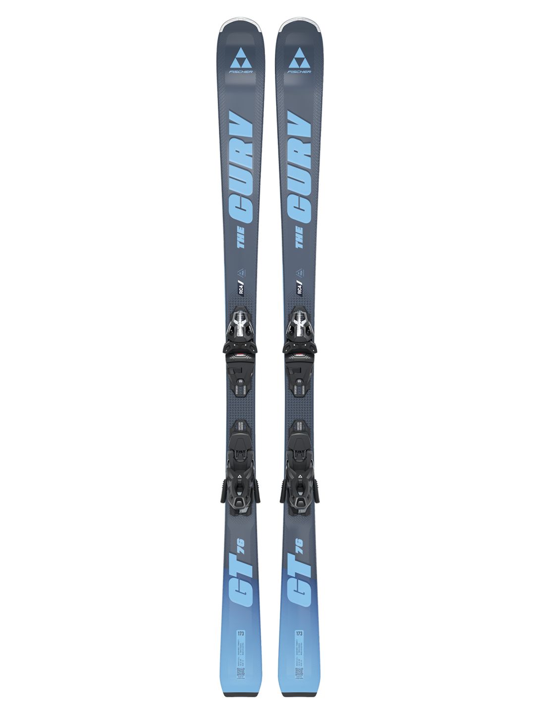 Fischer The Curv GT 76 Skis + RSW 10 GripWalk Bindings