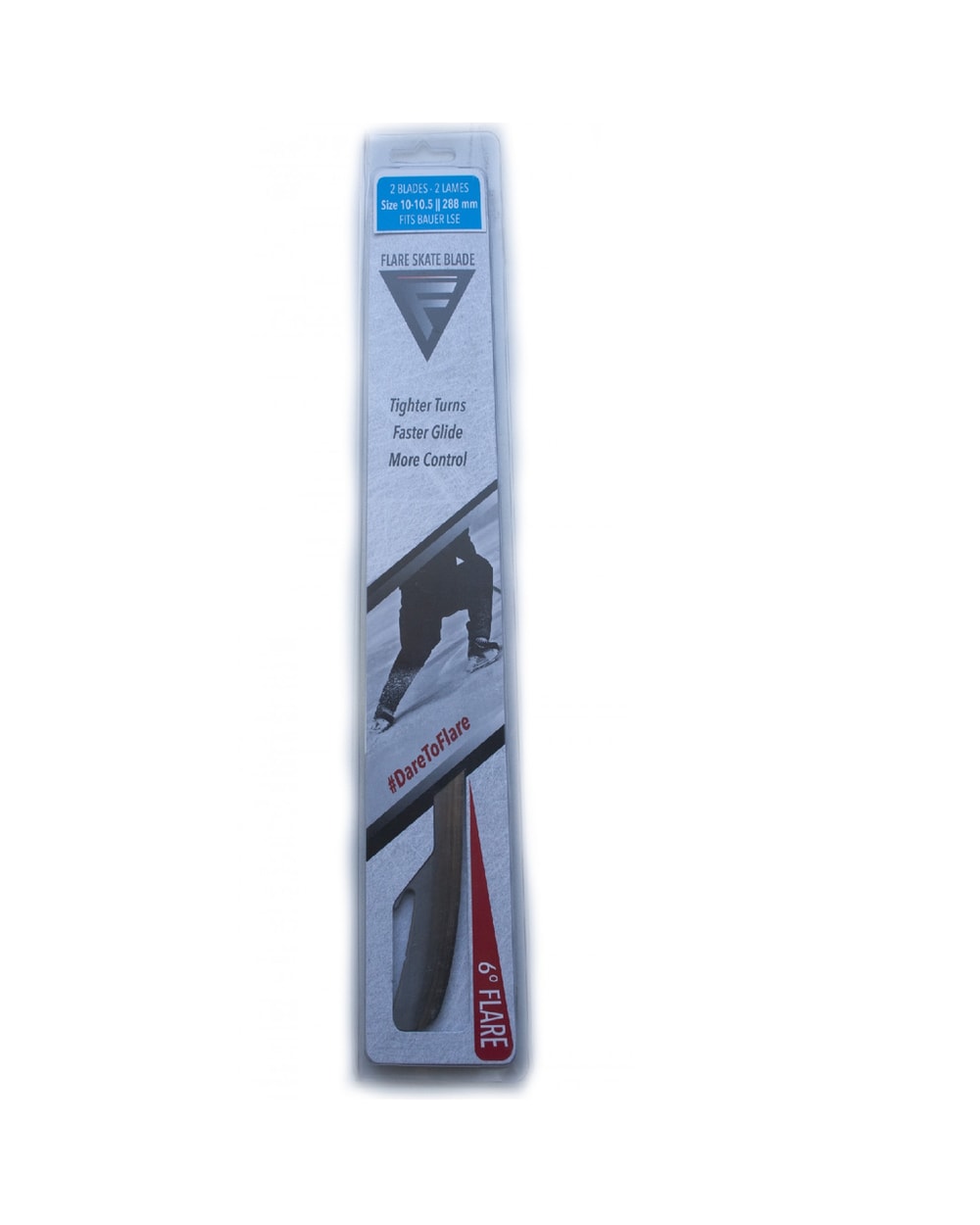 Flare Steel for LS Edge packaging, front view