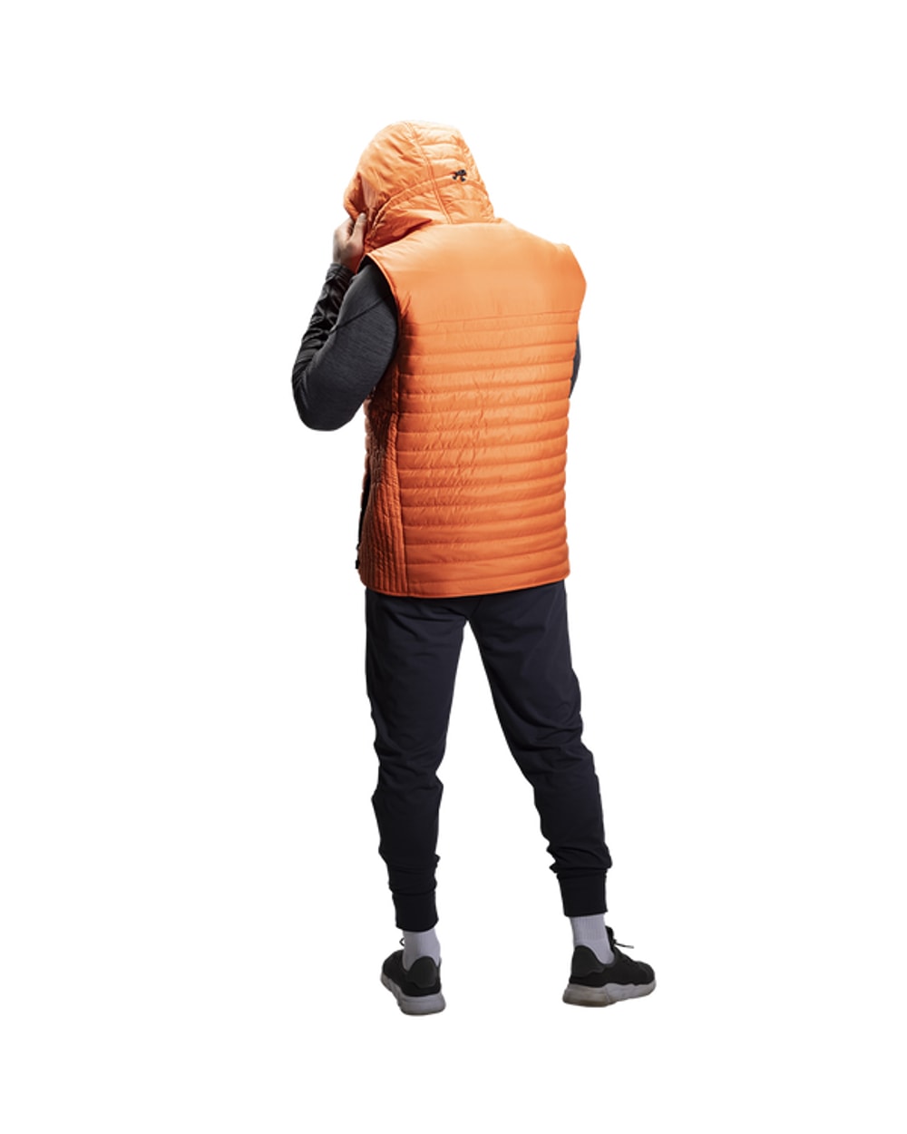 Fleece Hooded Puffer Vest Men's