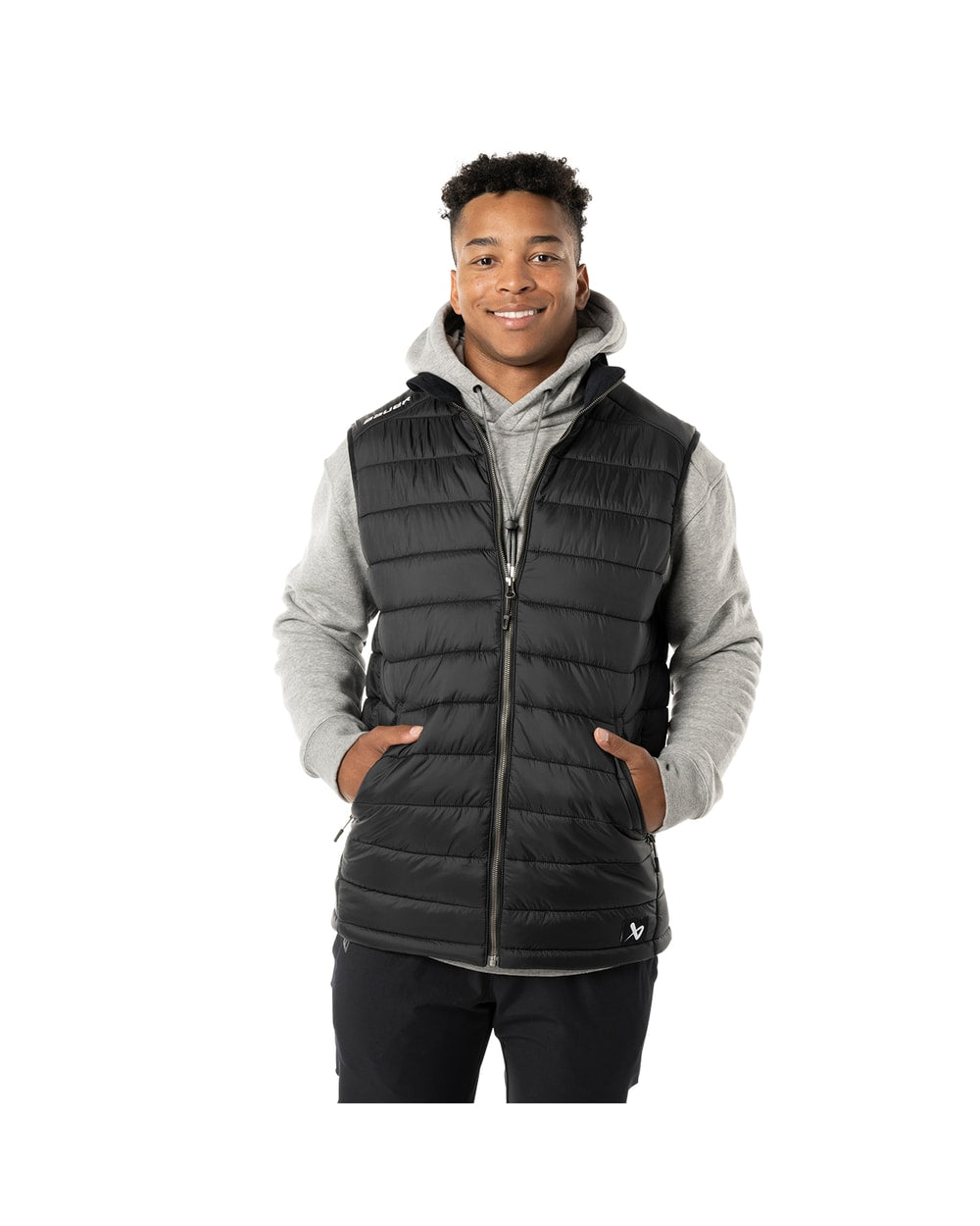 Bauer Team Puffer Vest - Black