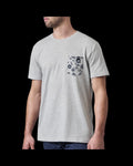 Yeti Floral Print Pocket Short Sleeve T-Shirt