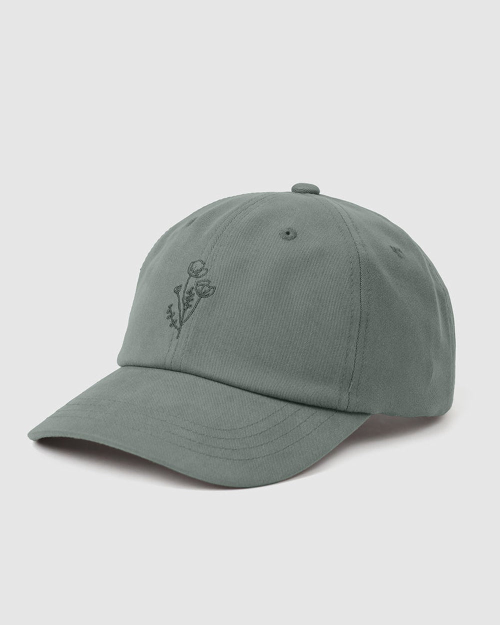 Tentree Flower Embroidery Peak Hat