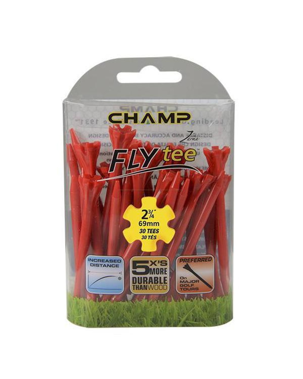 Champ Flytees 2-3/4" (30 Pack)