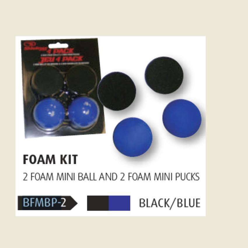 Sidelines Sports Foam Mini Balls & Pucks - 4 Pack