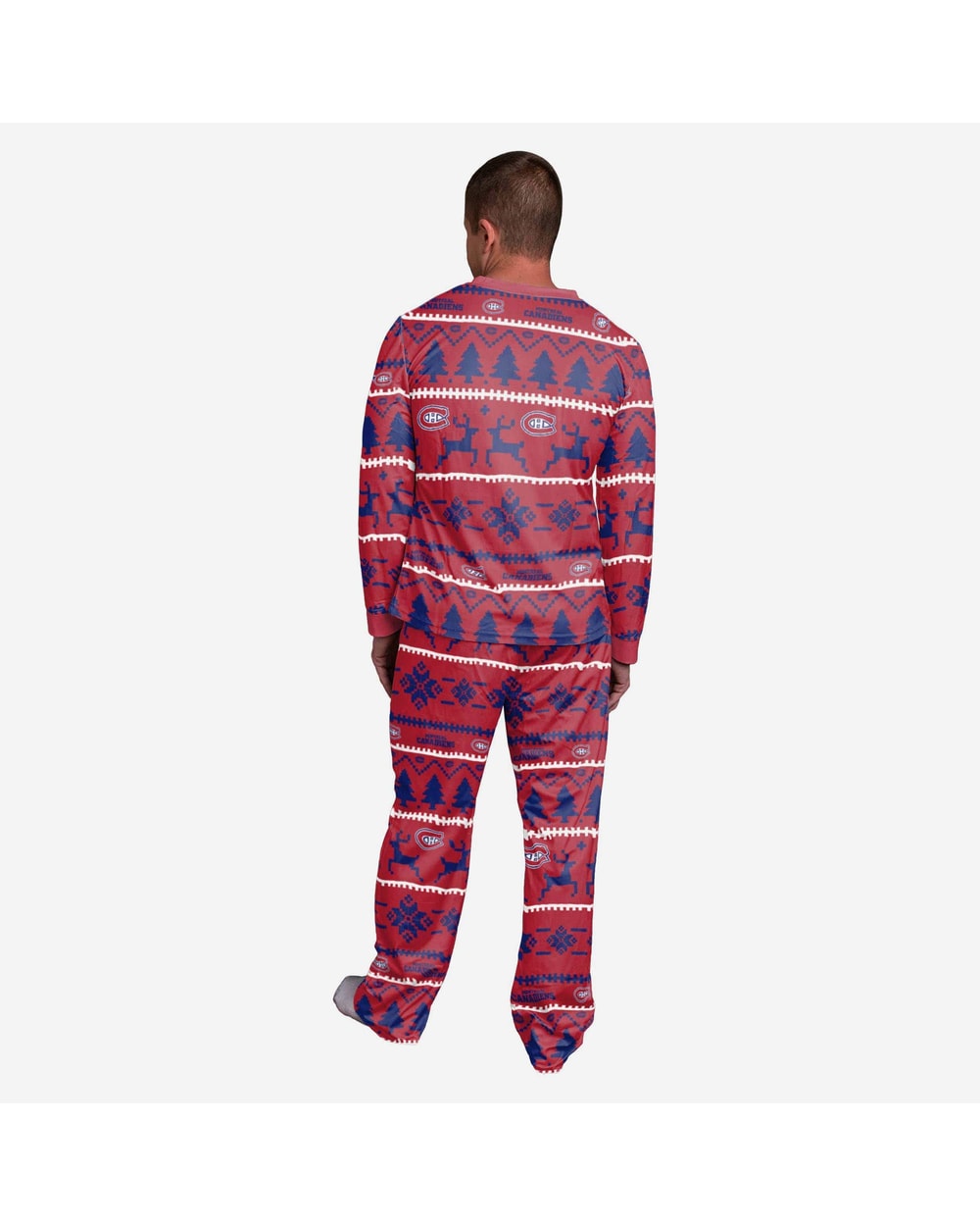 FOCO Montreal Canadiens NHL Crewneck Pj Set