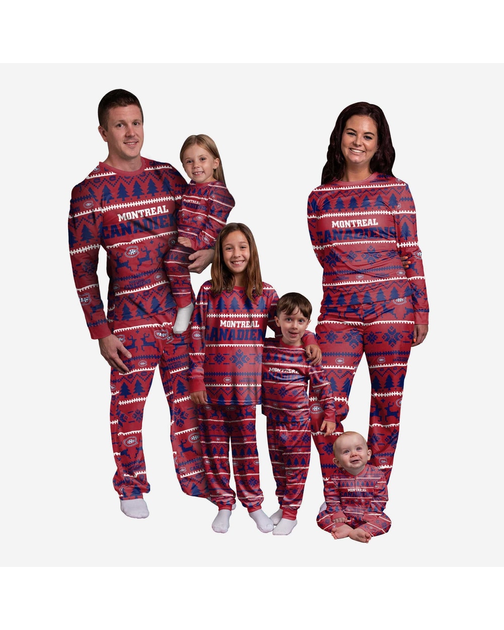 FOCO Montreal Canadiens NHL Crewneck Pj Set