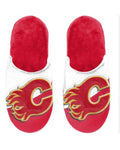 FOCO NHL Big Logo Adult Slippers - Calgary Flames