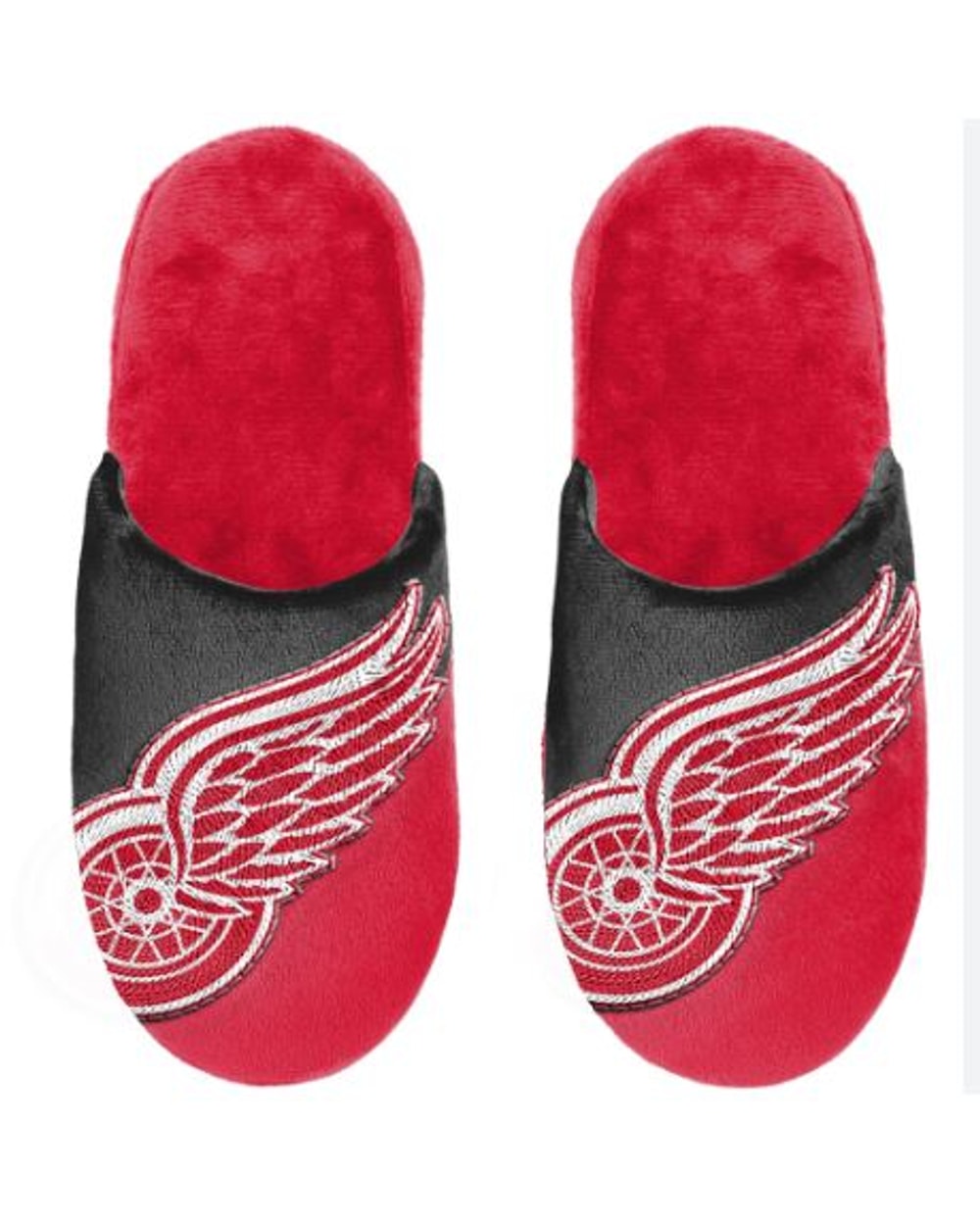 FOCO NHL Big Logo Adult Slippers - Detroit Red Wings
