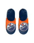 FOCO NHL Big Logo Youth Slippers - Edmonton Oilers