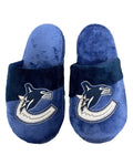 FOCO NHL Big Logo Youth Slippers - Vancouver Canucks