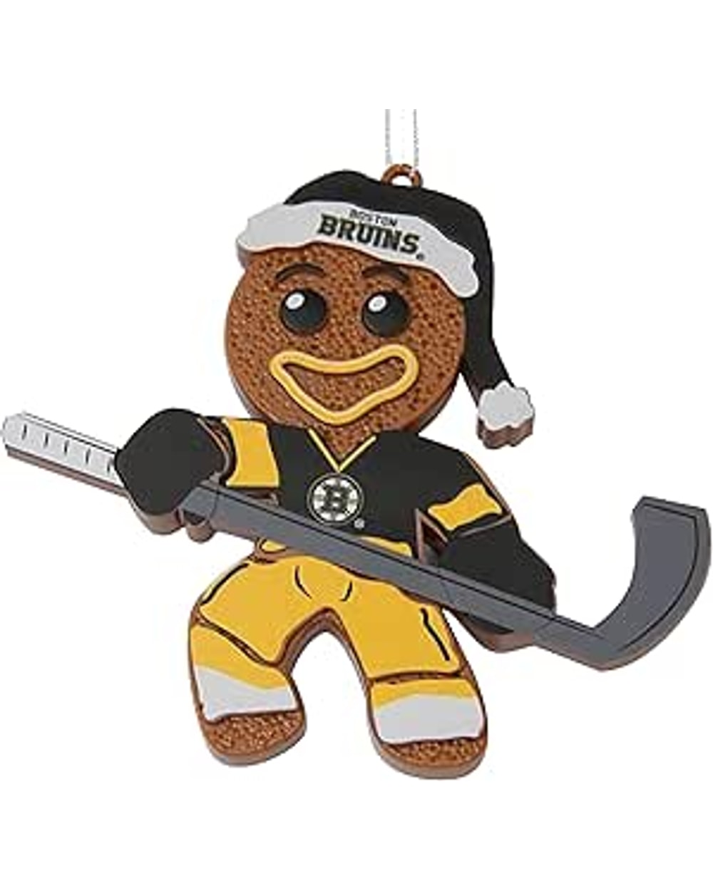 FOCO NHL Gingerbread Man Christmas Ornament- Boston Bruins