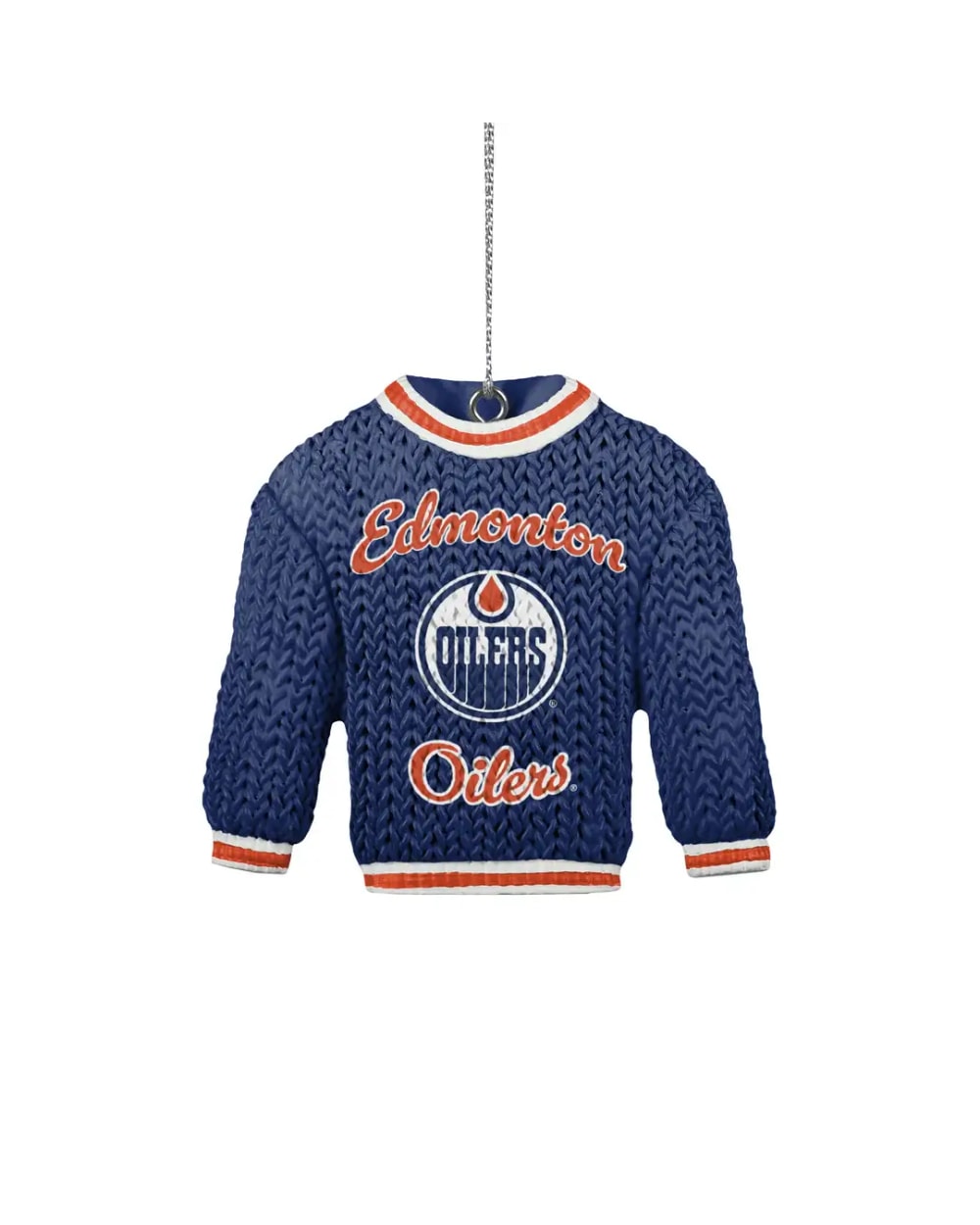 FOCO NHL Hockey Sweater Ornament- Edmonton Oilers