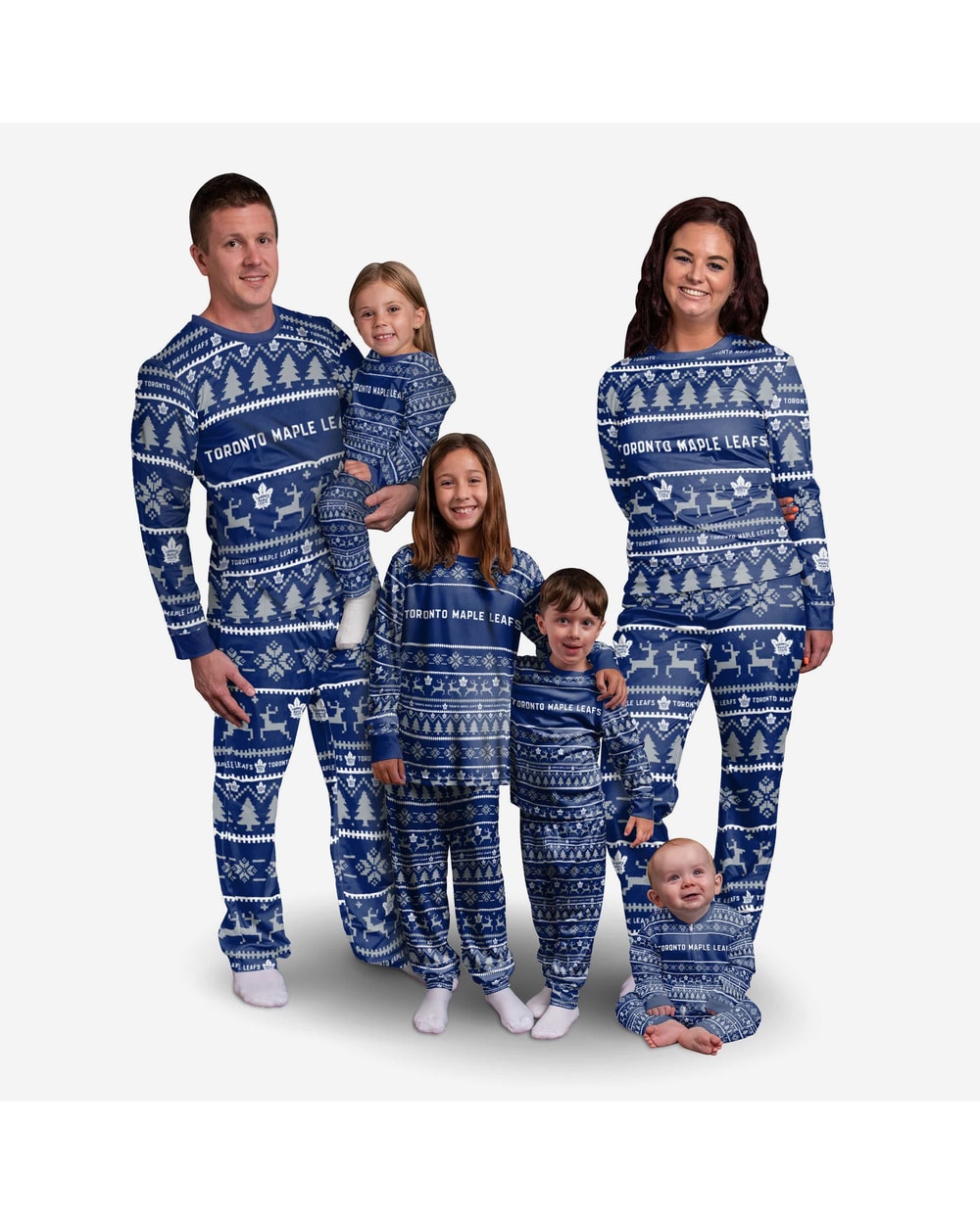 FOCO Toronto Maple Leafs NHL Crewneck Pj Set