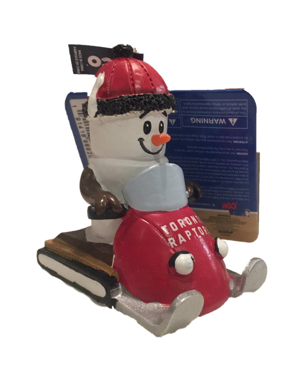 FOCO Toronto Raptors S'mores Snowmobile Christmas Ornament