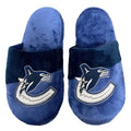 FOCO NHL Big Logo Youth Slippers - Vancouver Canucks