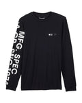 Fox Barge Premium Long Sleeve Tee - Black - Front