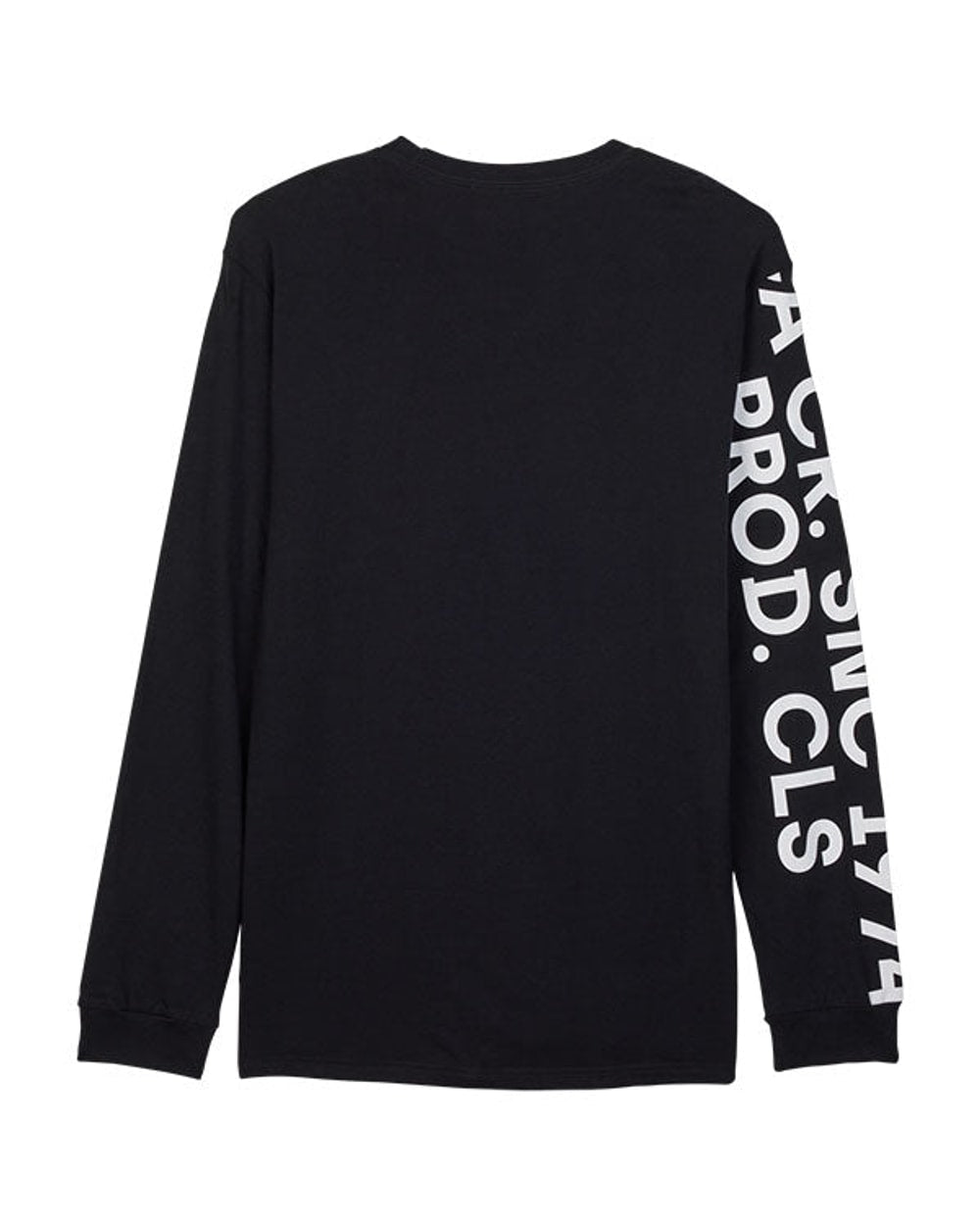 Fox Barge Premium Long Sleeve Tee - Black - Back