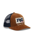 Fox Circa 74 Snapback Trucker Hat - Dark Orange - front
