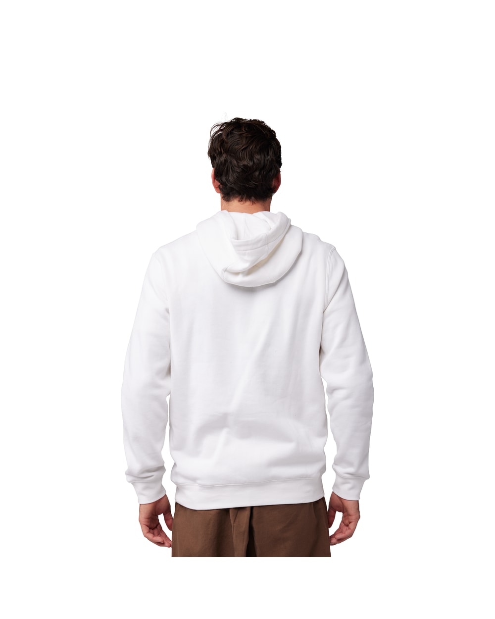 Fox Emotion Pullover Hoodie - White - Detail
