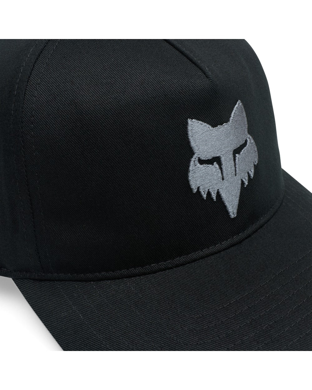 Fox Head Subframe Snapback Hat - Black - detail