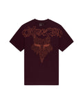 Fox Men's Abyss Heavyweight Short Sleeve T-Shirt - Dark Maroon