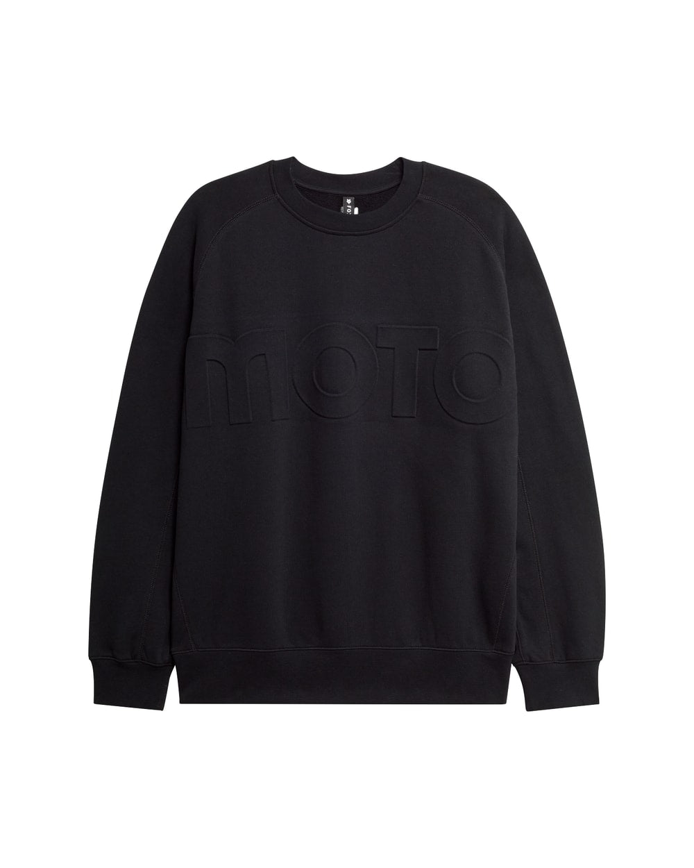 Fox Men's Moto-X Oversized Crew Sweatshirt - Black - Front