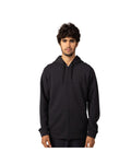 Fox Rise Zip Hoodie Black front