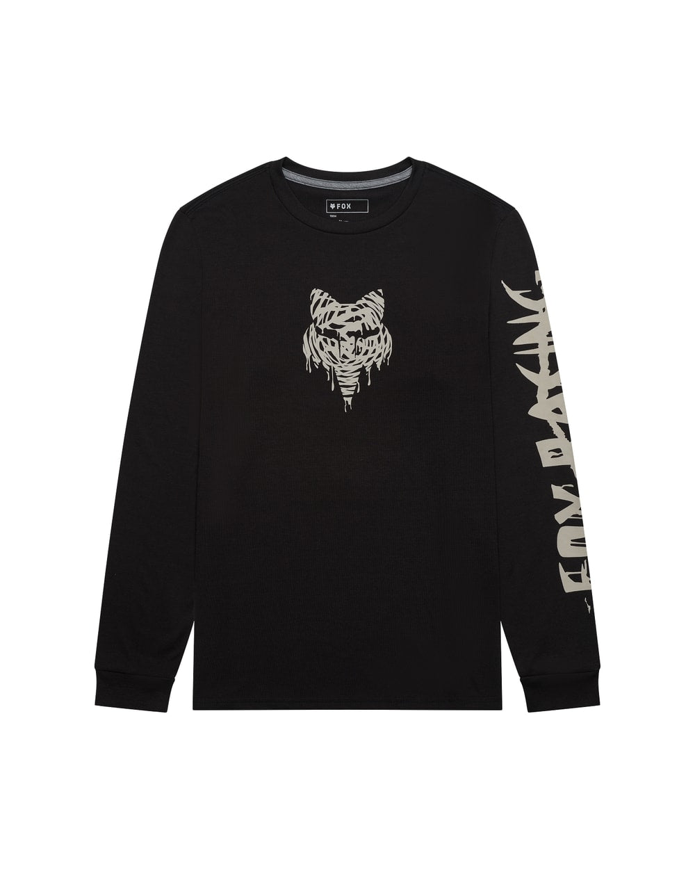 Fox Men's Roughcut Dri-Release Midweight Long Sleeve T-Shirt - Black