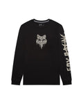 Fox Men's Roughcut Dri-Release Midweight Long Sleeve T-Shirt - Black