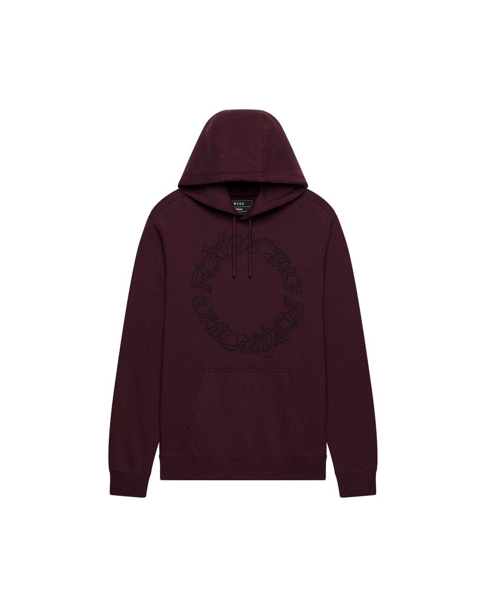 Fox Men's Slowburn Fleece Pullover Hoodie - Dark Maroon