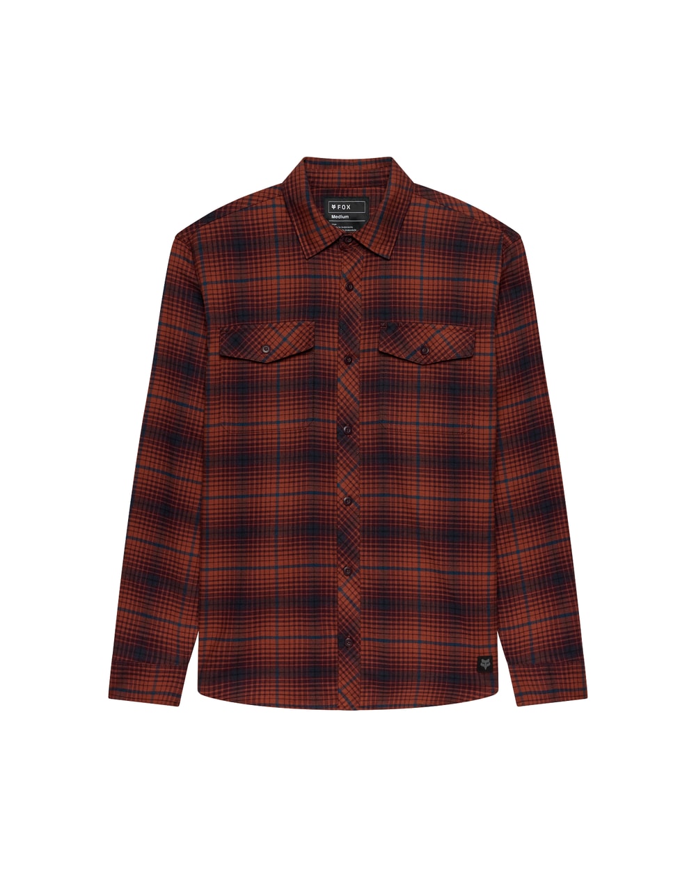 Fox Men's Survivalist Core Flannel Long Sleeve Shirt - Dark Orange