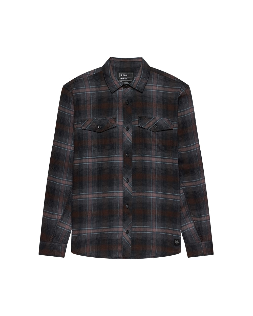 Fox Men's Survivalist Stretch Flannel Long Sleeve Shirt - Black