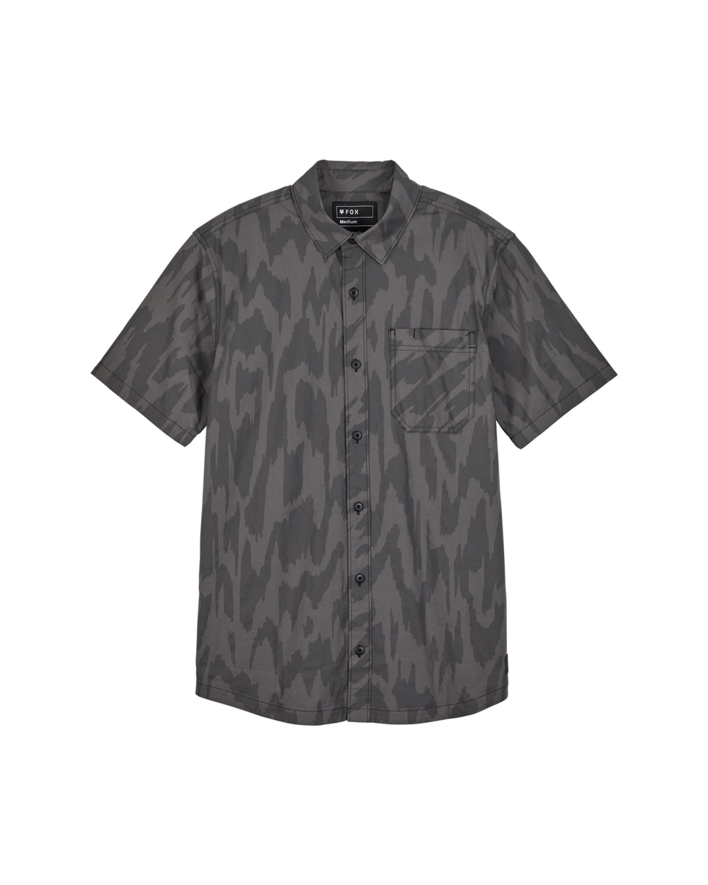 Fox Swarmer Woven Shirt Black front