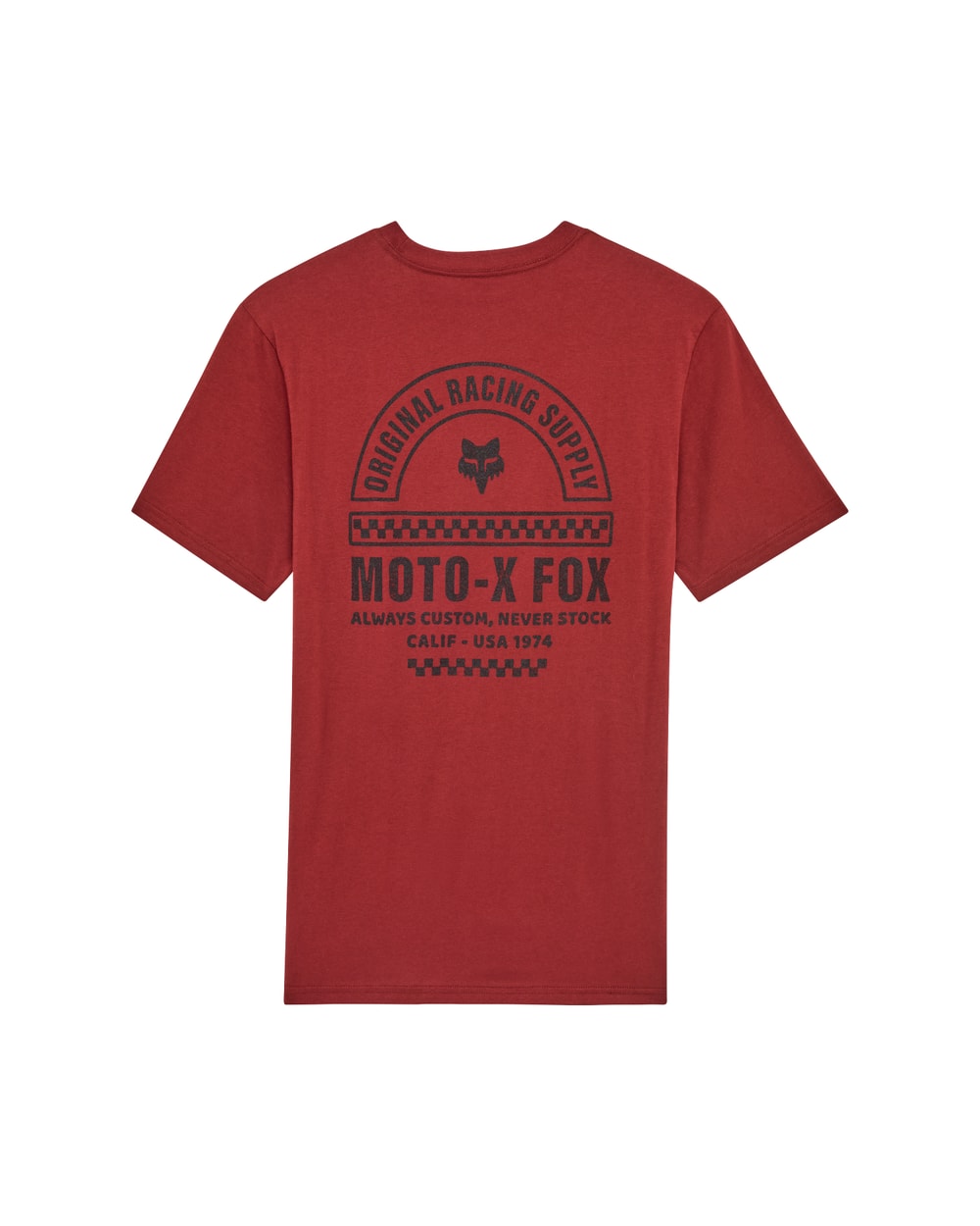 Fox Men's Victory Premium Tee - Rust Brown - Back